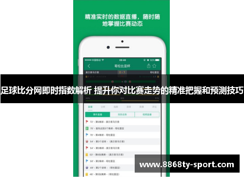 足球比分网即时指数解析 提升你对比赛走势的精准把握和预测技巧